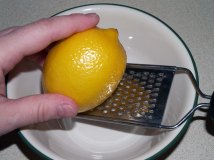 grating lemon