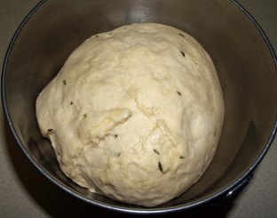 dough after rising