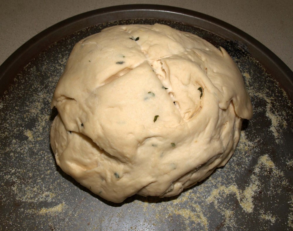 dough ready to bake