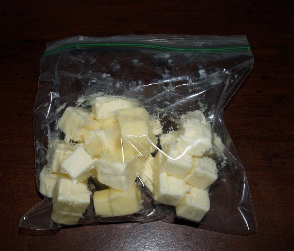 cubed butter