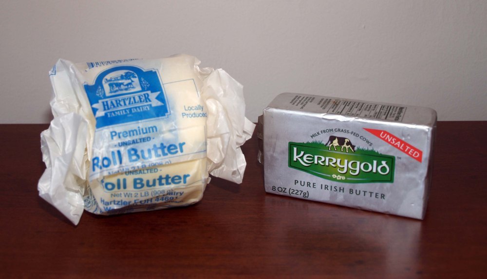 Hartzler Dairy Farm Butter Versus Kerrygold