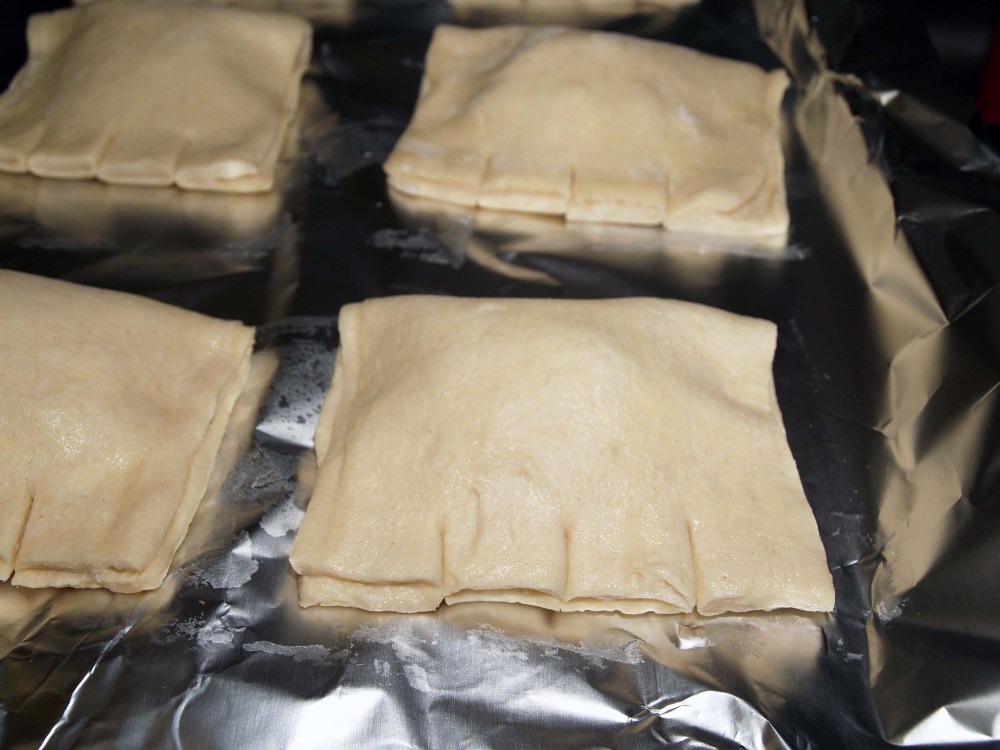 bear claws ready to bake