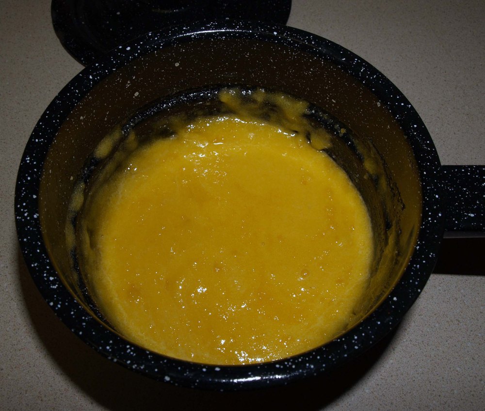 egg yolks mixed with sugar
