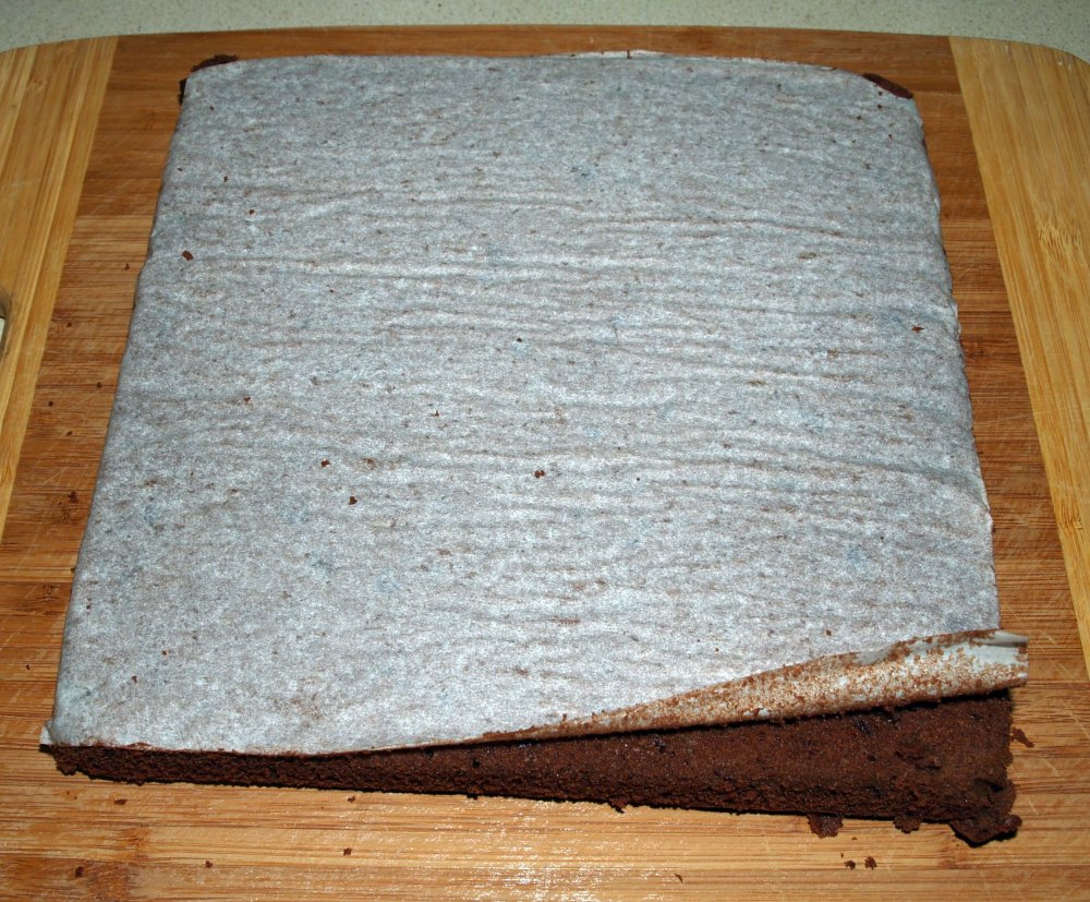 peel off the parchment paper