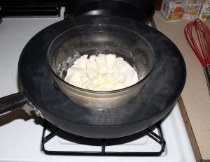 makeshift double boiler