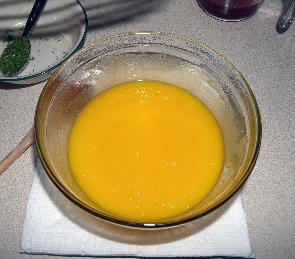 egg yolks added to filling
