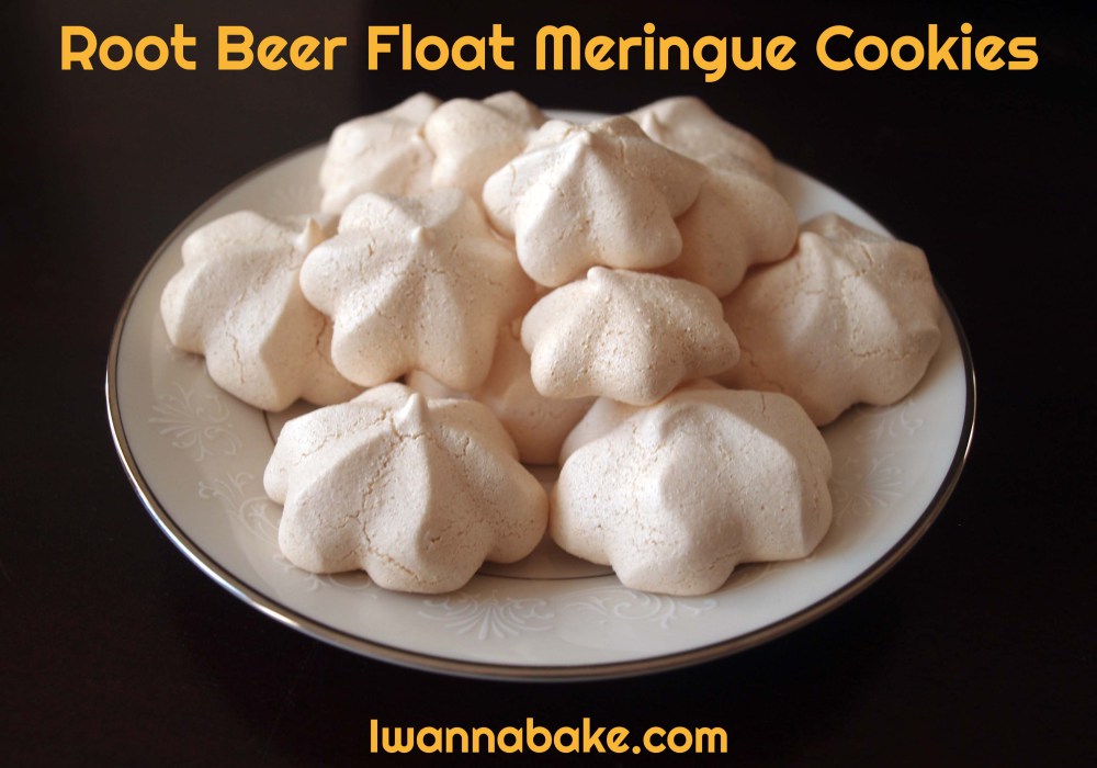 Root Beer Float/Meringue Cookies