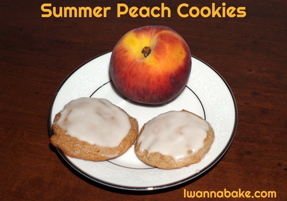 summer peach cookies