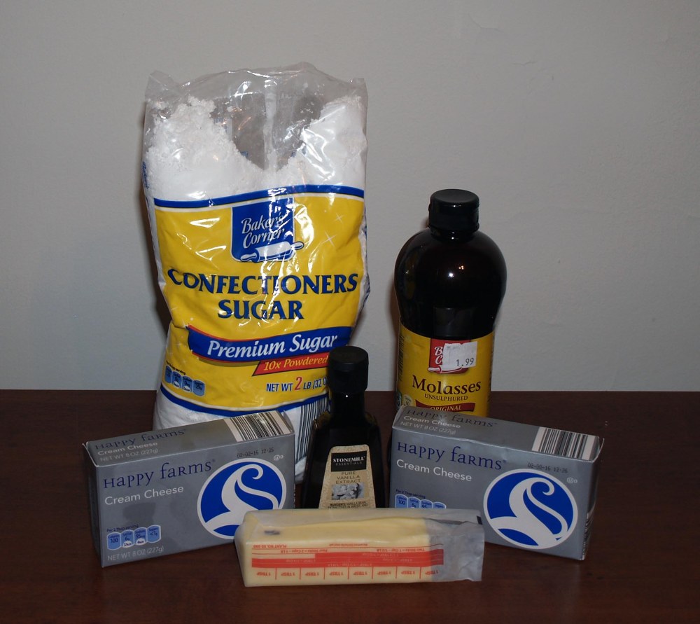 molasses cream cheese frosting ingredients