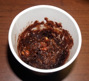 finished brownie with candy bar