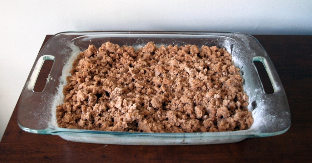 assembled crumb cake