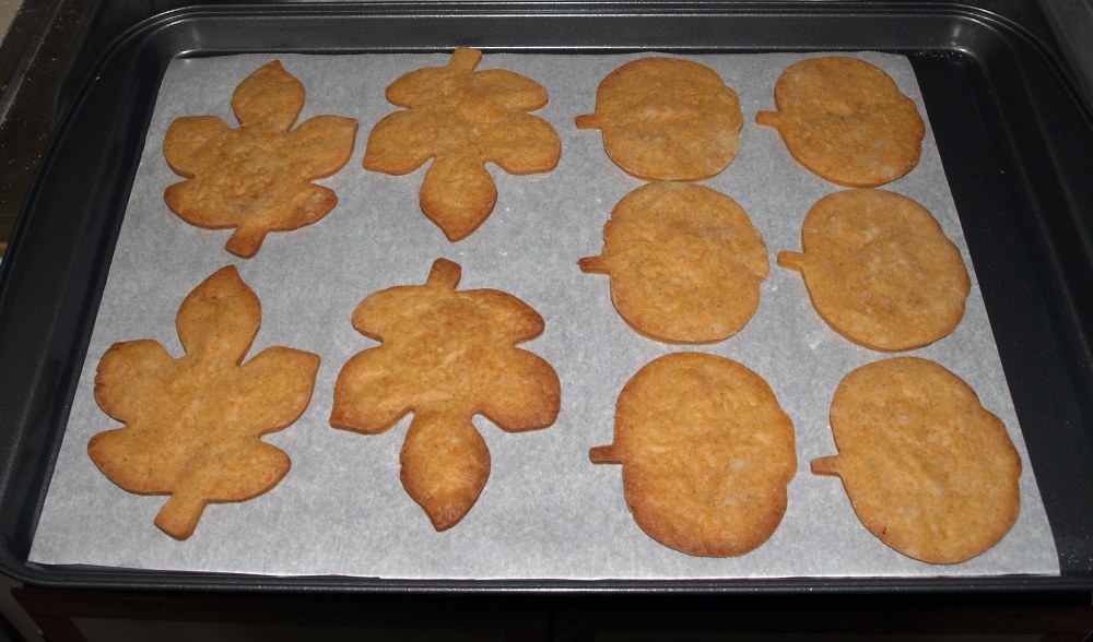 pumpkin spice cutout cookies