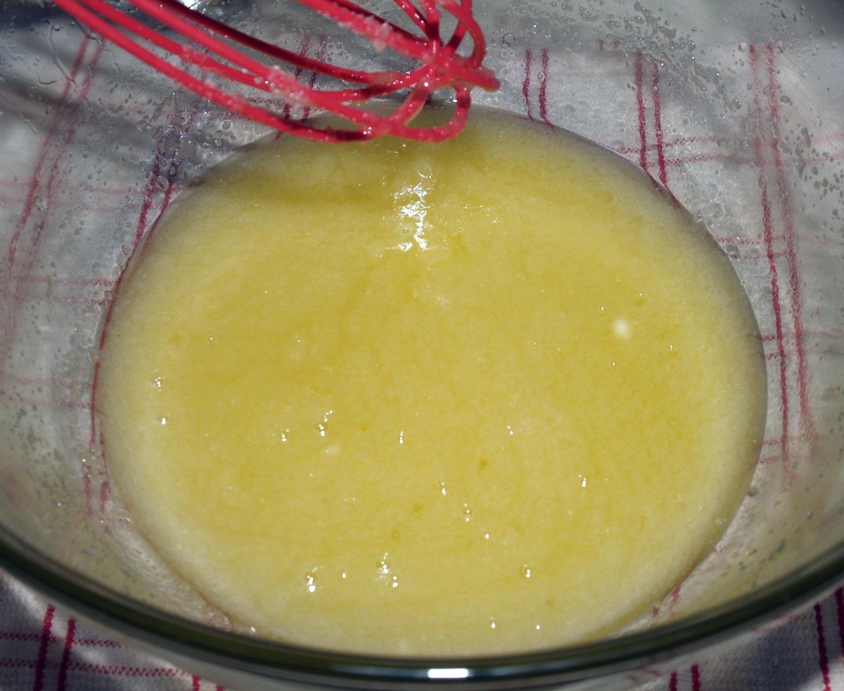 butter completely melted