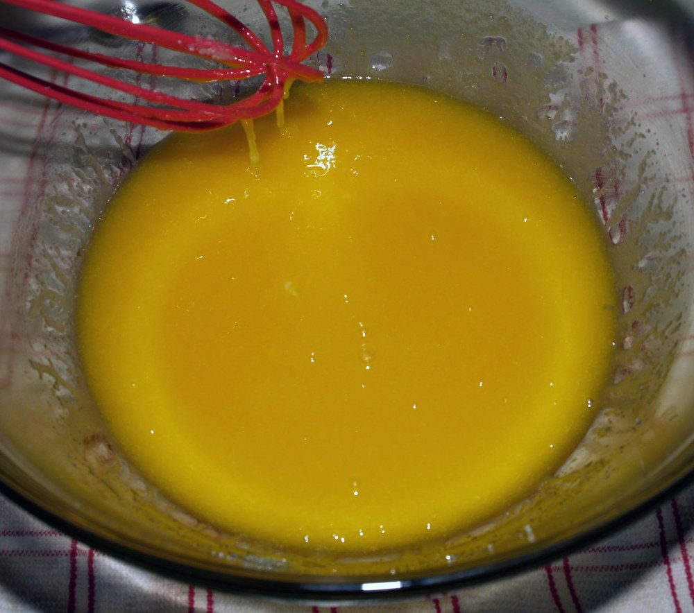 Custard with Egg Yolks Added