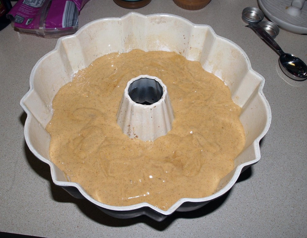 Filled Bundt Pan