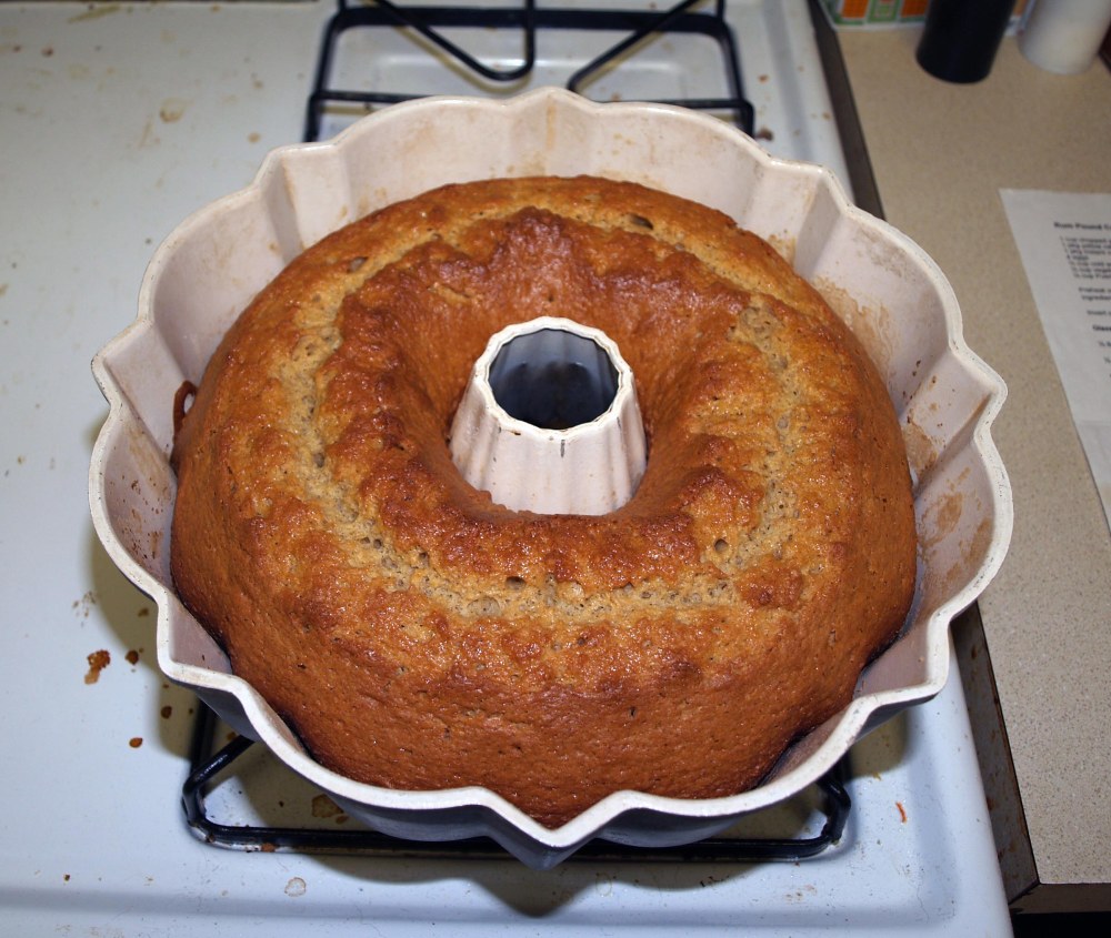 Baked Rum Cake