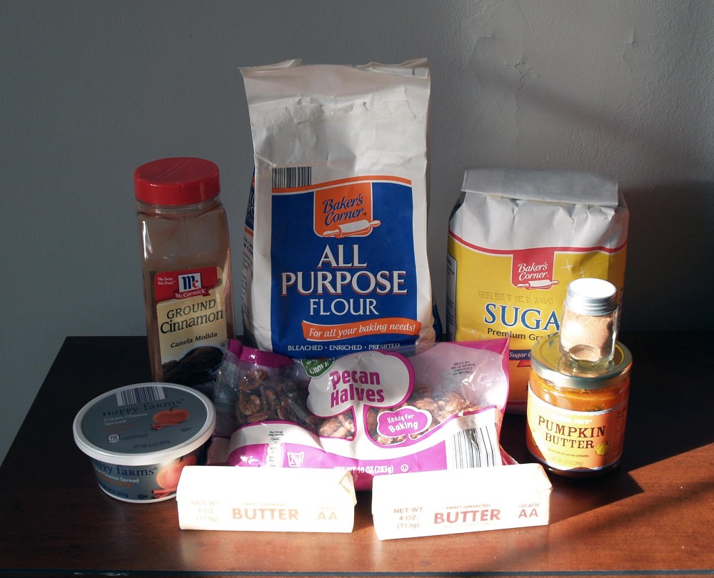 Pumpkin Spice Rugelach Ingredients