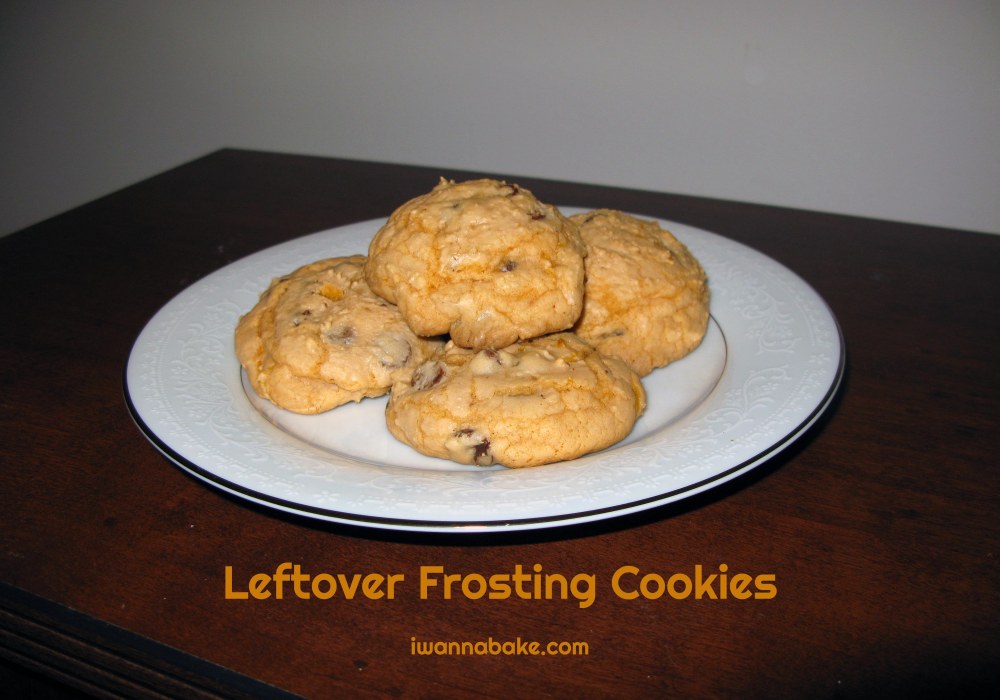 Leftover Frosting Cookies