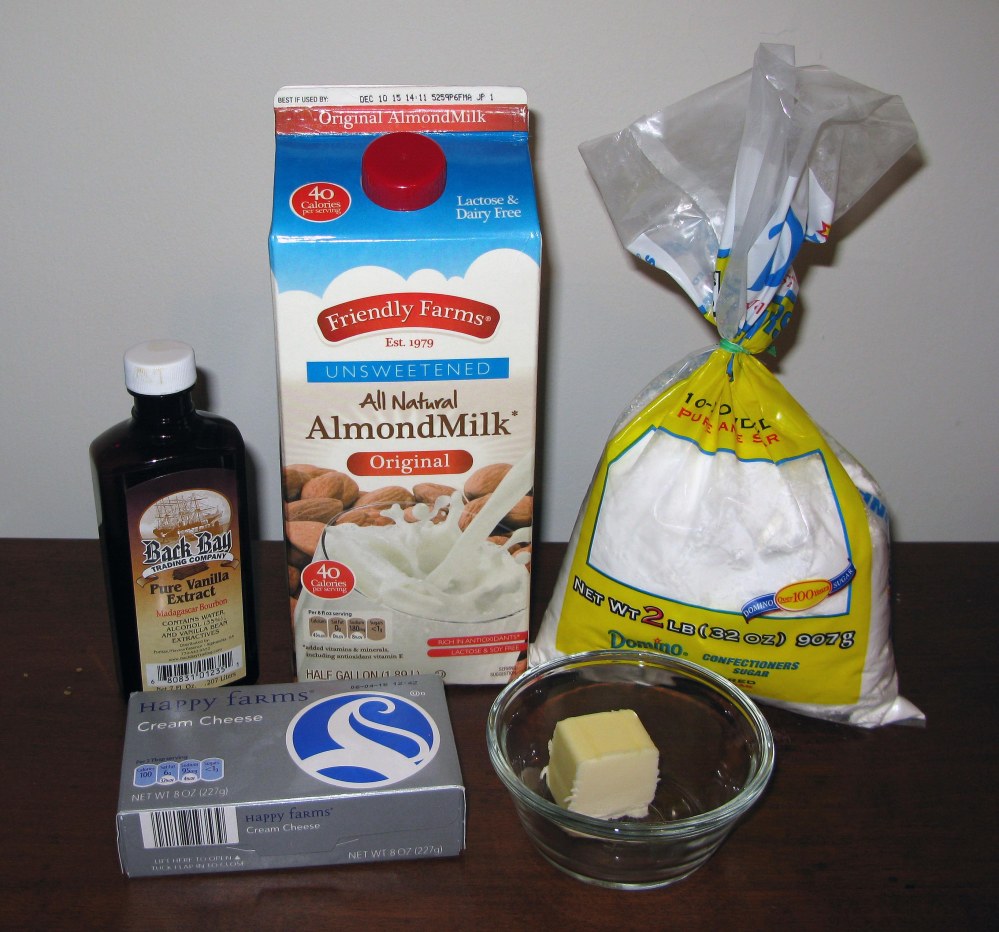 Cream Cheese Frosting Ingredients