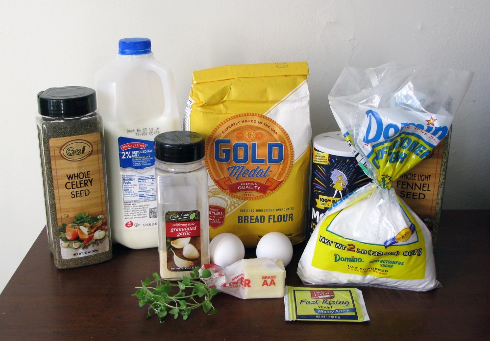 Pesto Pinwheel Dough Ingredients