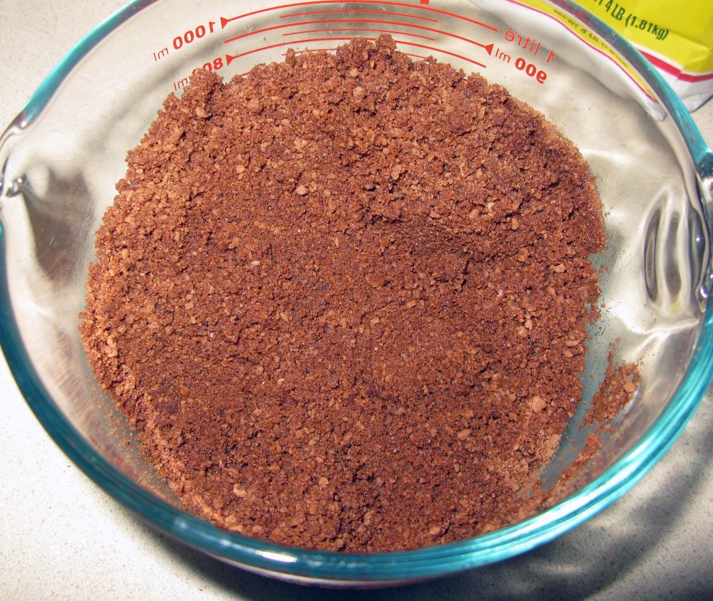 Cookie Crumbs Mixed with Butter