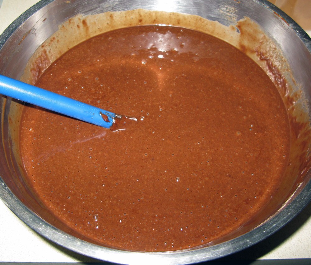 Cinnamon Chocolate Cake Batter with Chai