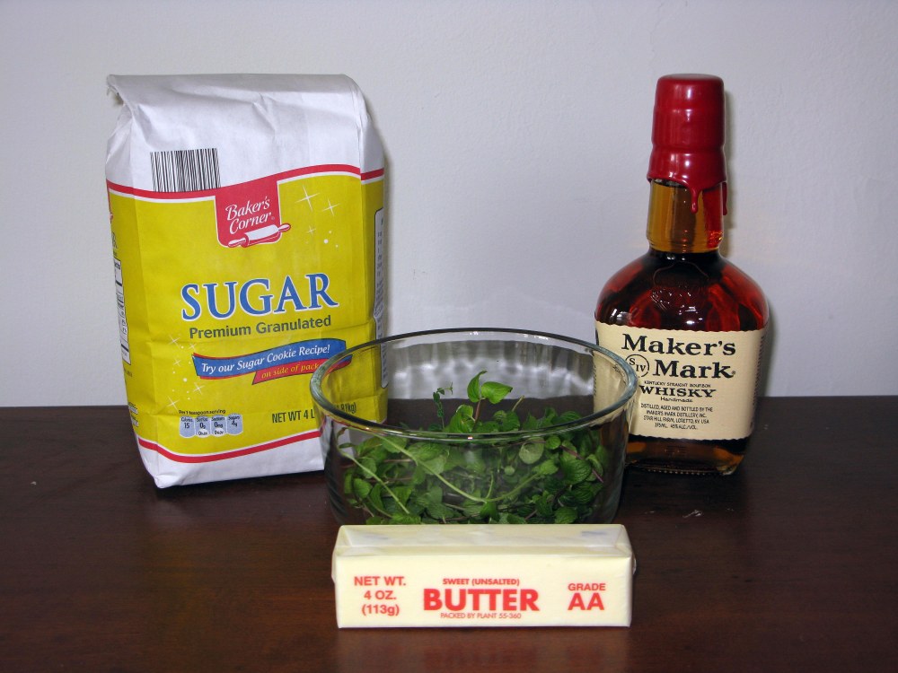 Mint Julep Bundt Cake Glaze Ingredients