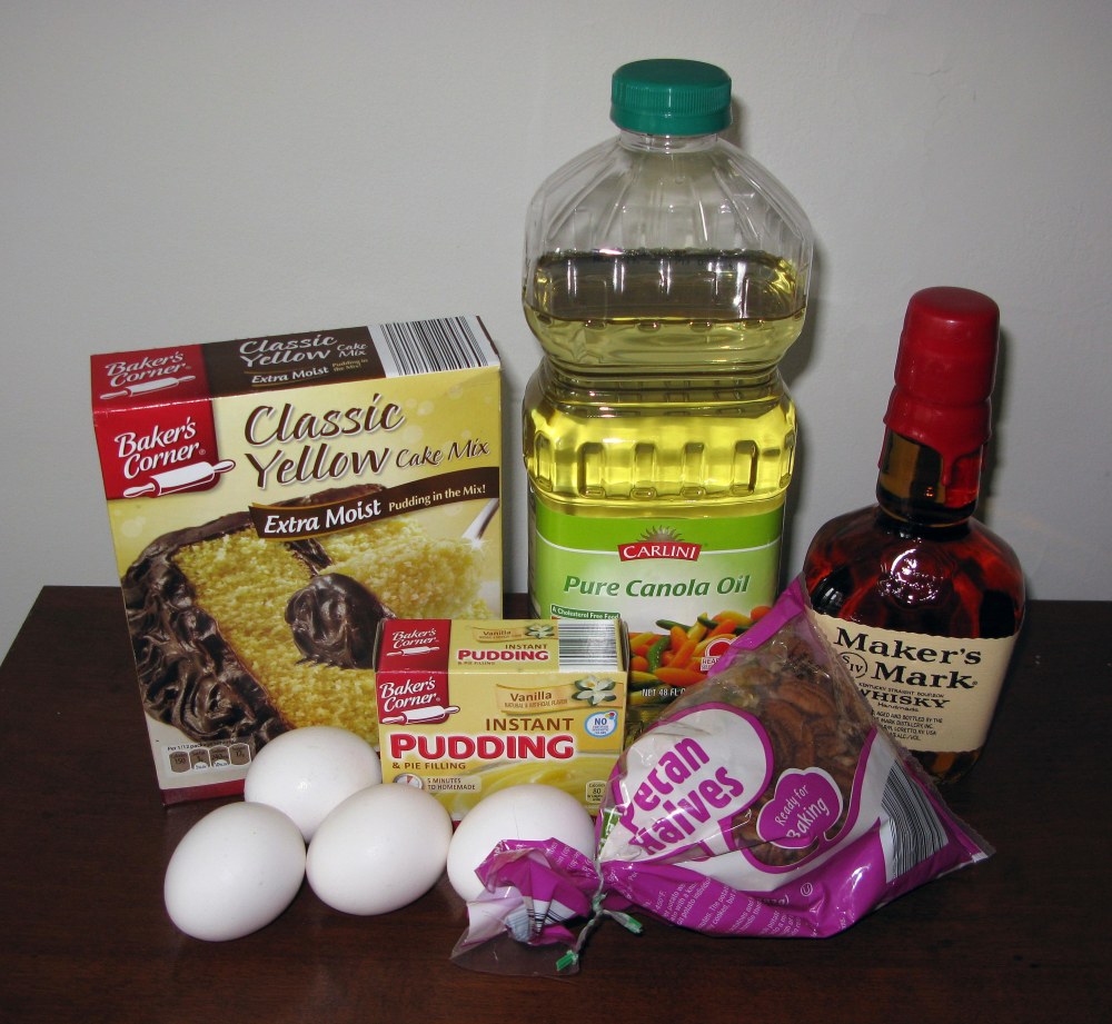 Mint Julep Bundt Cake Ingredients