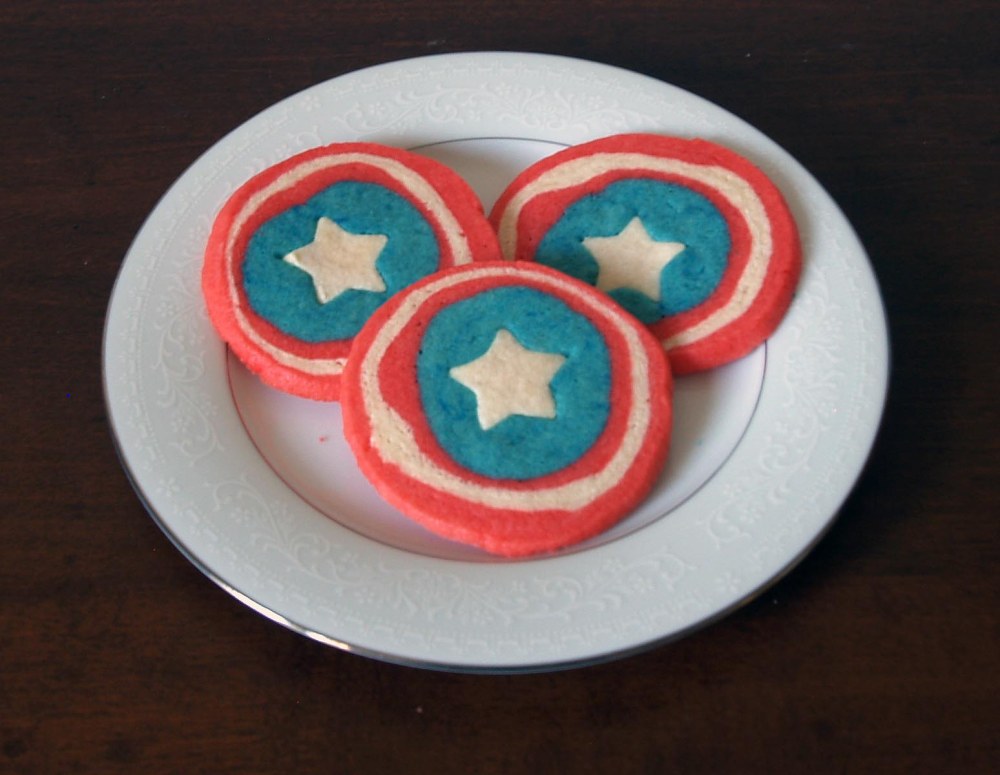 Captain America's Shield Cookies
