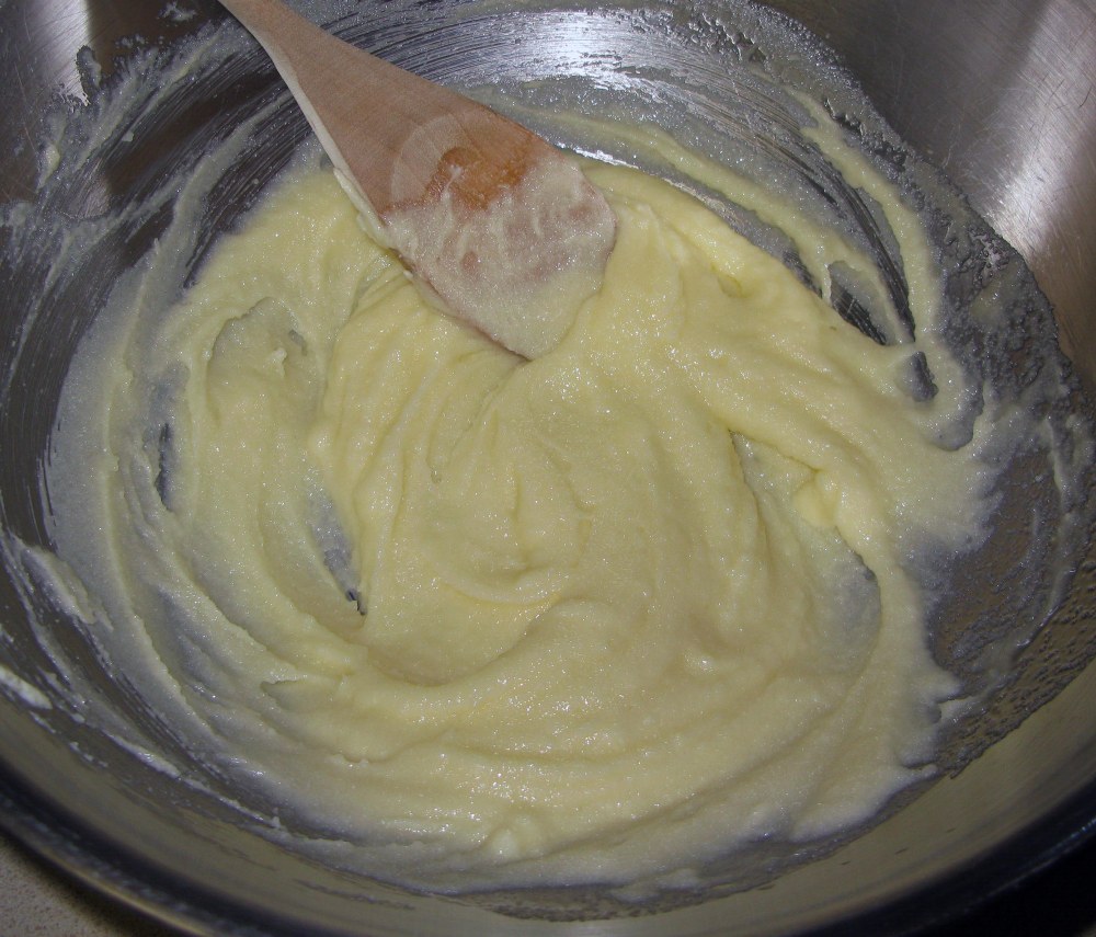 Shield Cookie Creamed Butter and Sugar