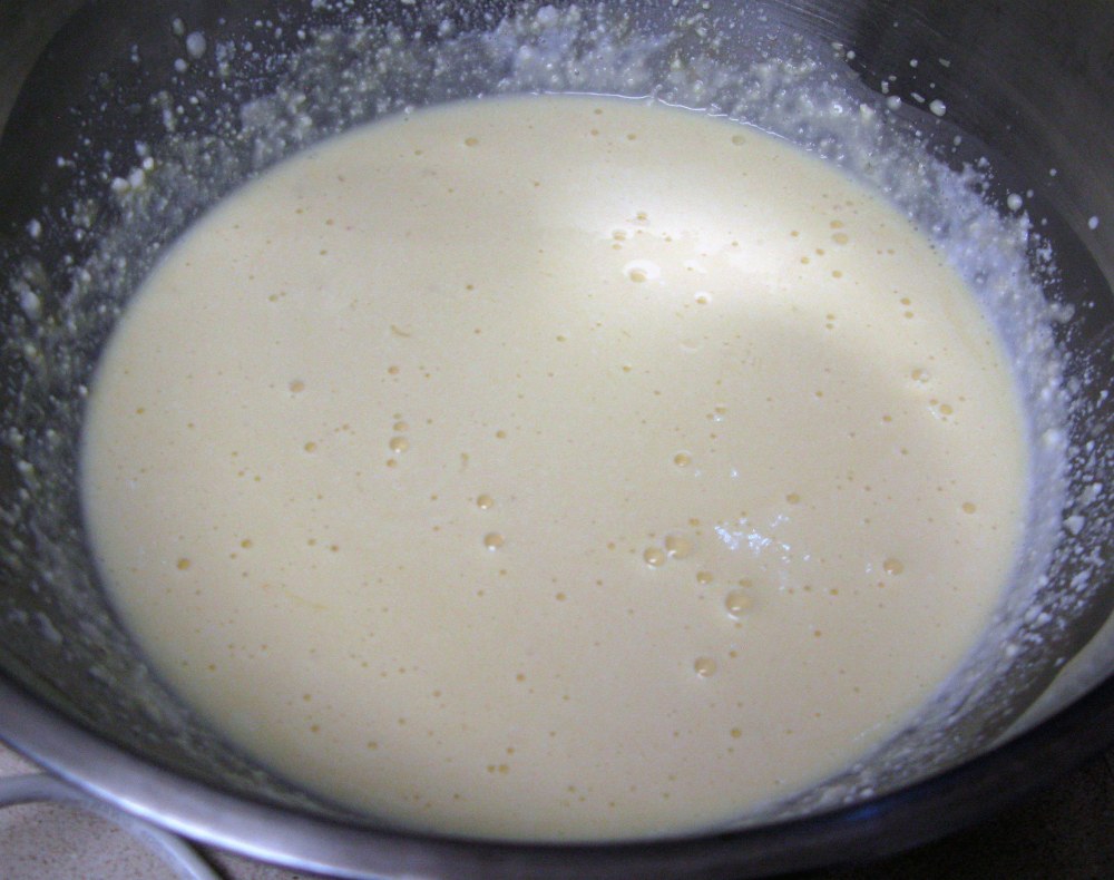 Beaten Dairy with Eggs and Vanilla