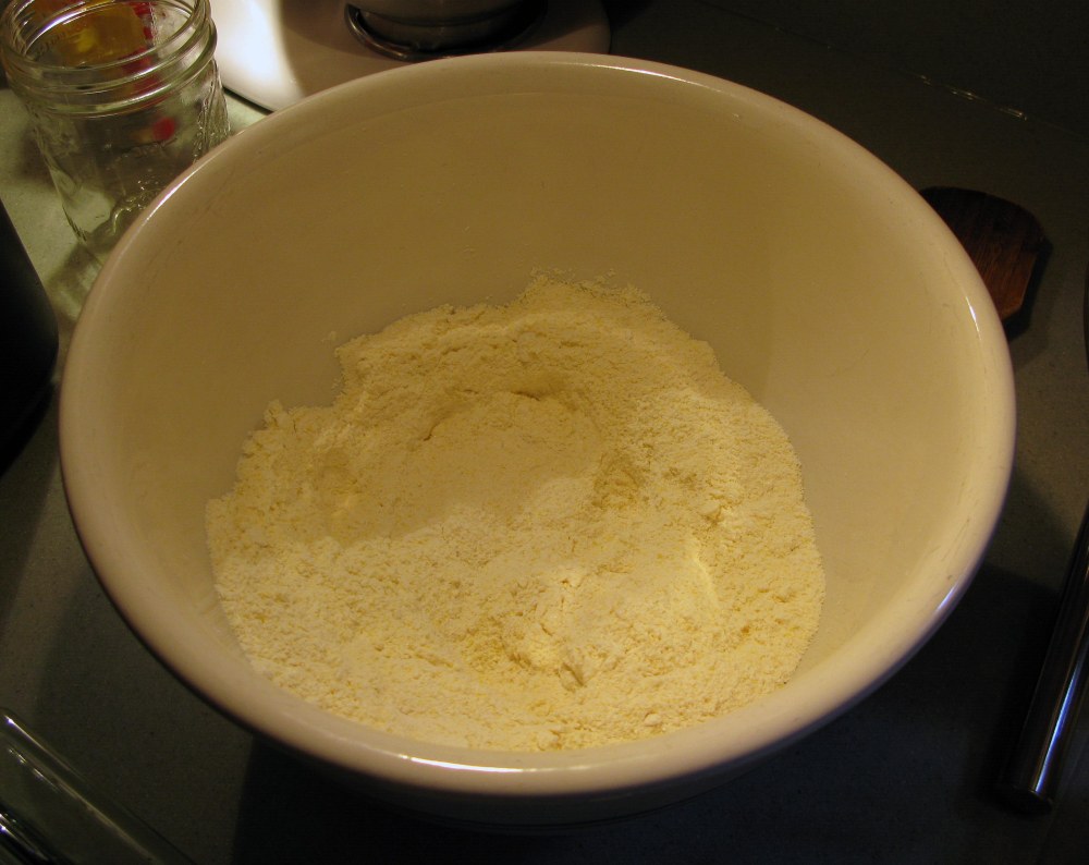 Breakfast Corn Buckle Dry Ingredients