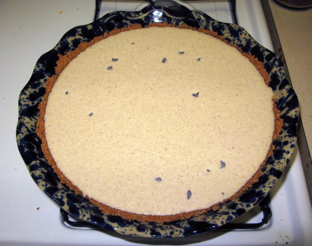 Cannoli Pie Before Baking