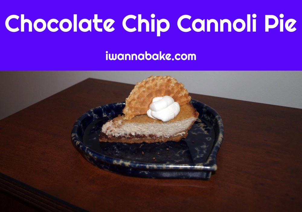 Chocolate Chip Cannoli Pie