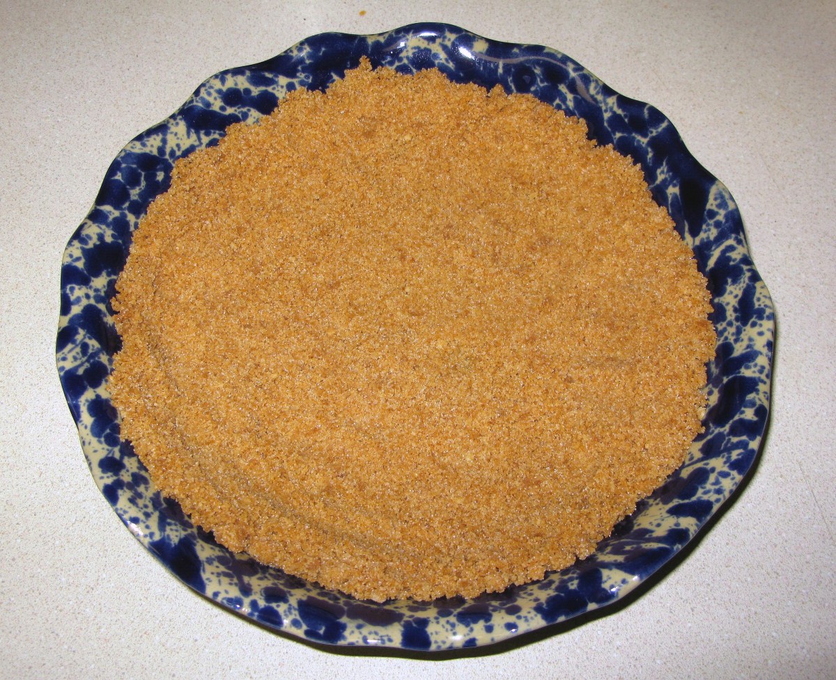 Cookie Crumb Crust in Pie Plate