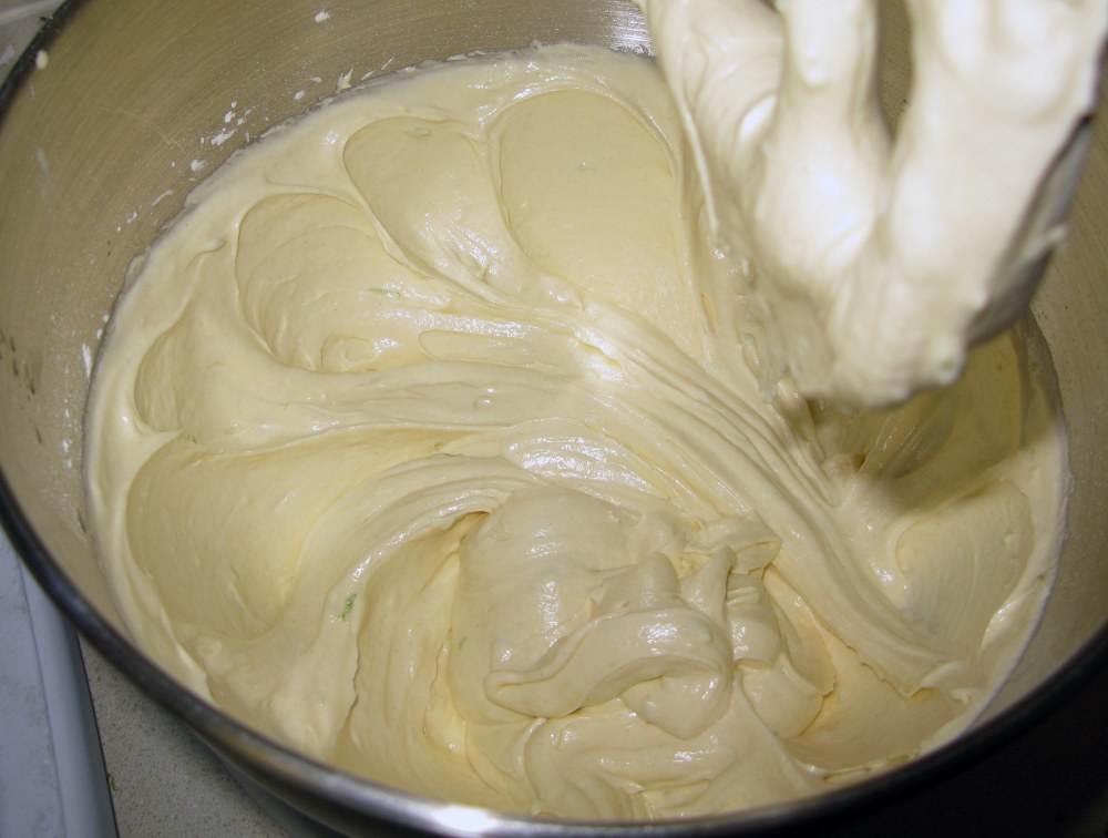 Ginger Lime Madeira Cake Batter with Flavoring