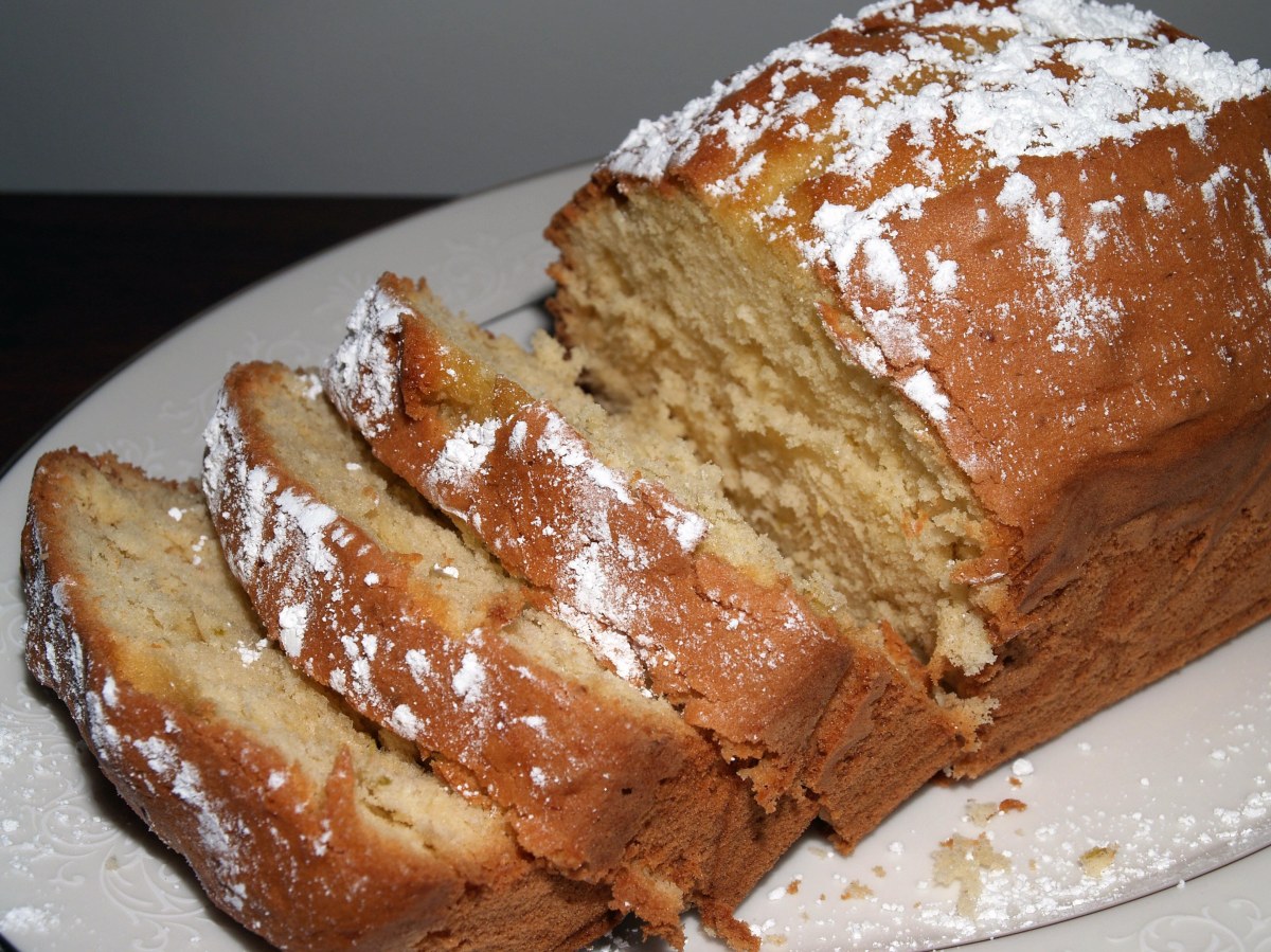 Ginger Lime Madeira Cake
