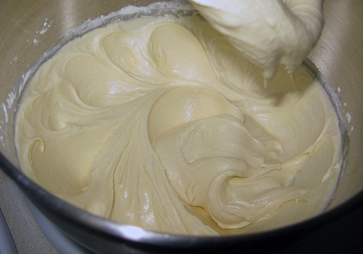 Plain Ginger Lime Madeira Cake Batter