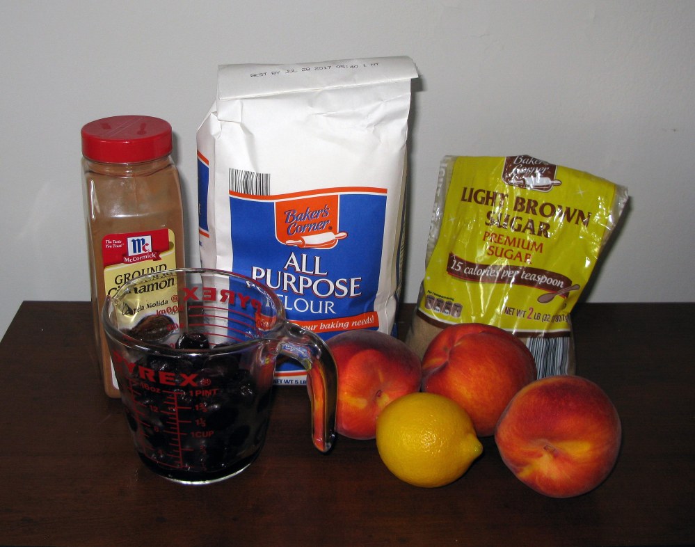 Cherry Peach Crisp Filling Ingredients