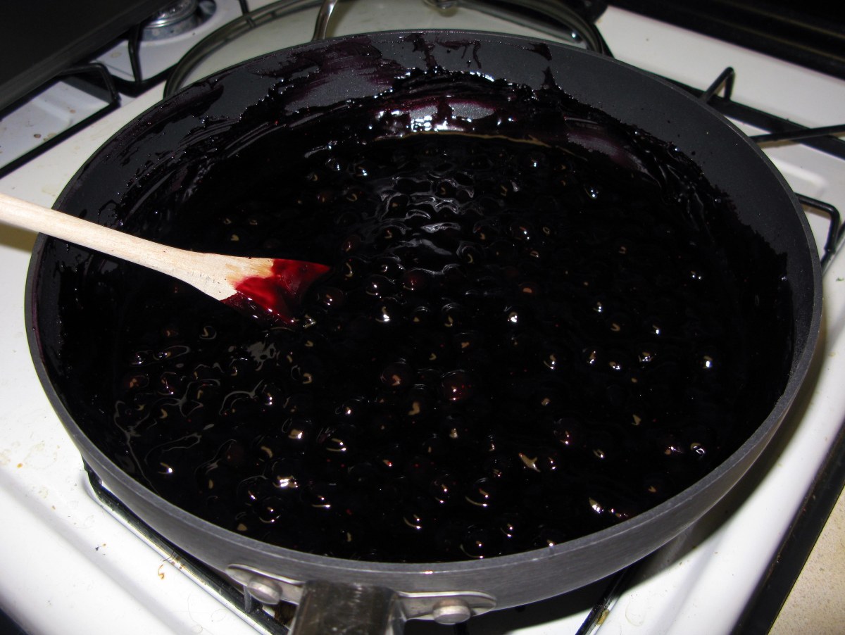 Blueberry Filling After Thickening