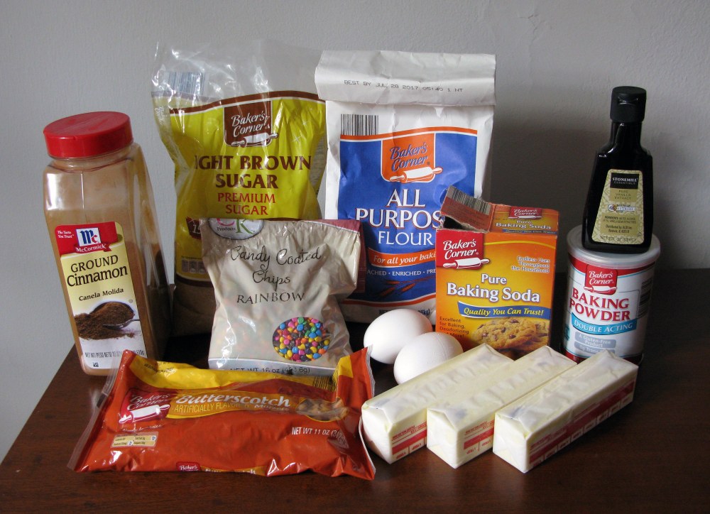 Unicorn Poop Cookie Ingredients