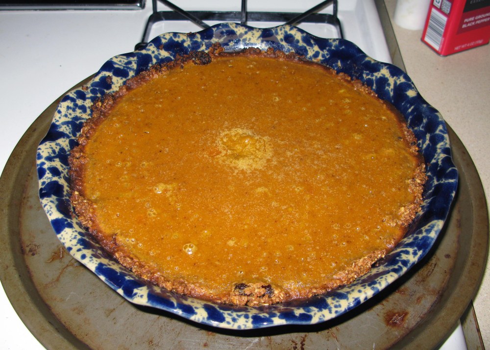 Baked Butternut Squash Pie