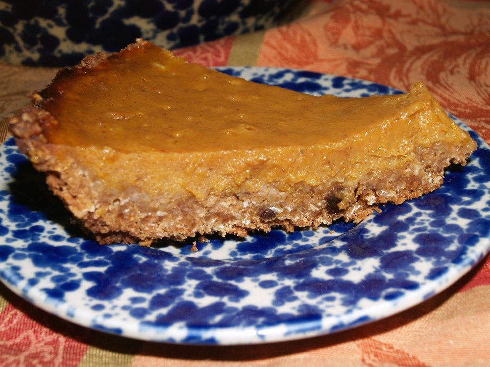 Butternut Squash Pie with Granola Crust