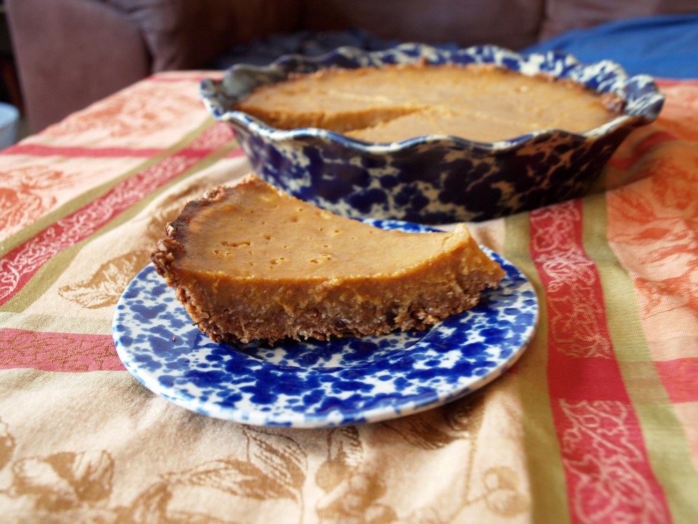 Butternut Squash Pie with Granola Crust