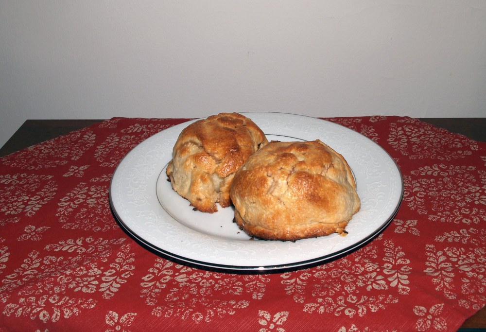 Caramel Walnut Apple Dumplings for Two