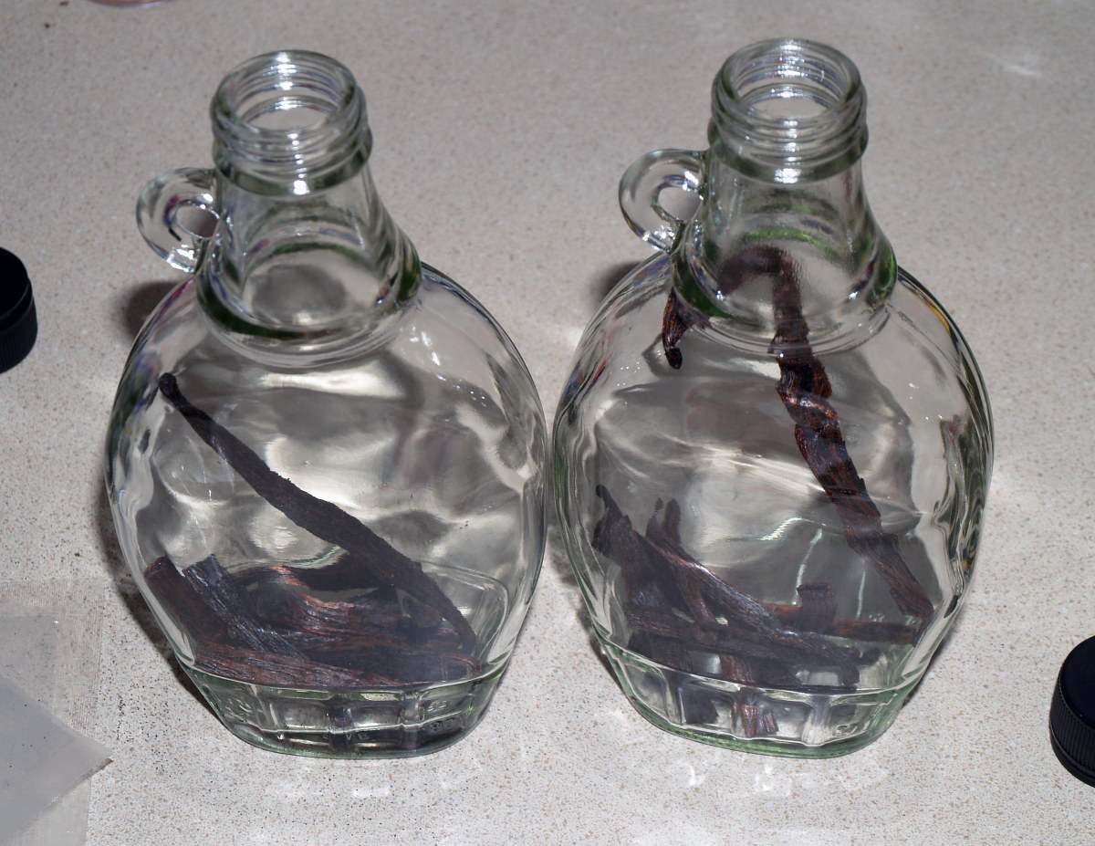 Vanilla Beans in Bottles
