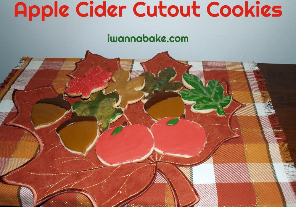 Apple Cider Cutout Cookies