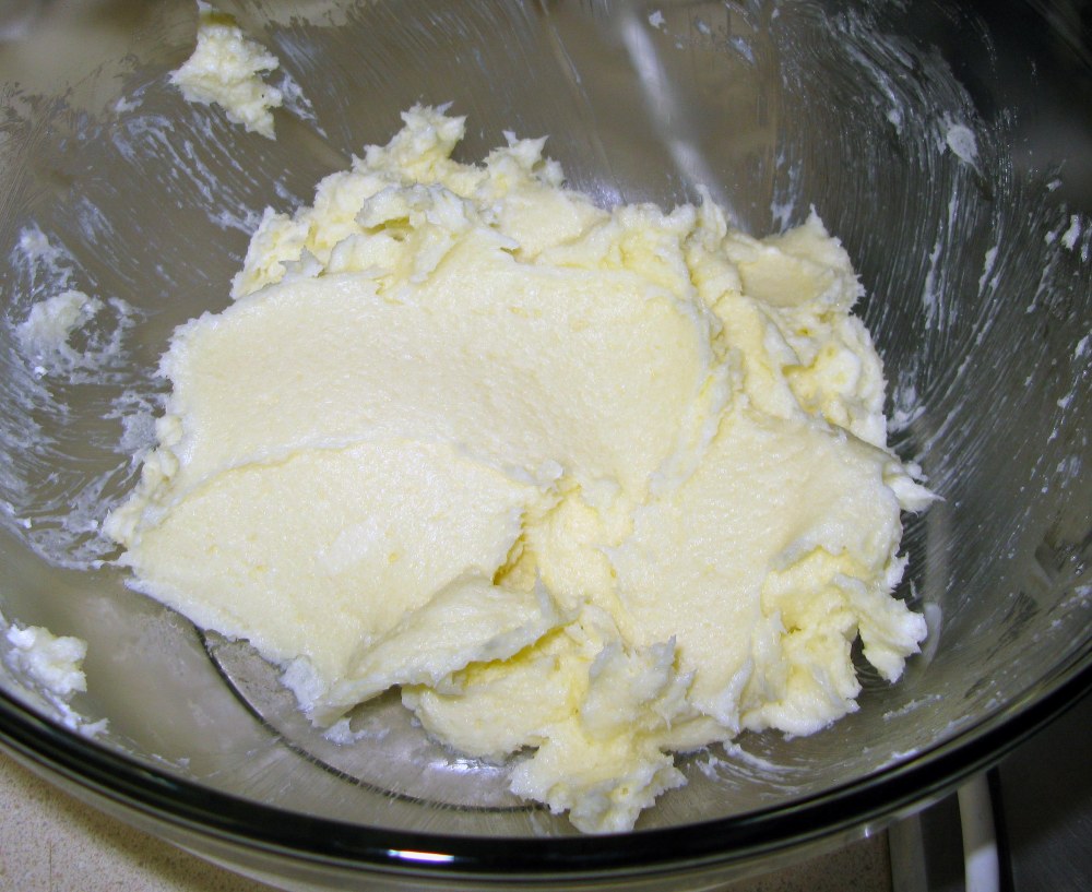 Creamed Butter, Cream Cheese, and Sugar