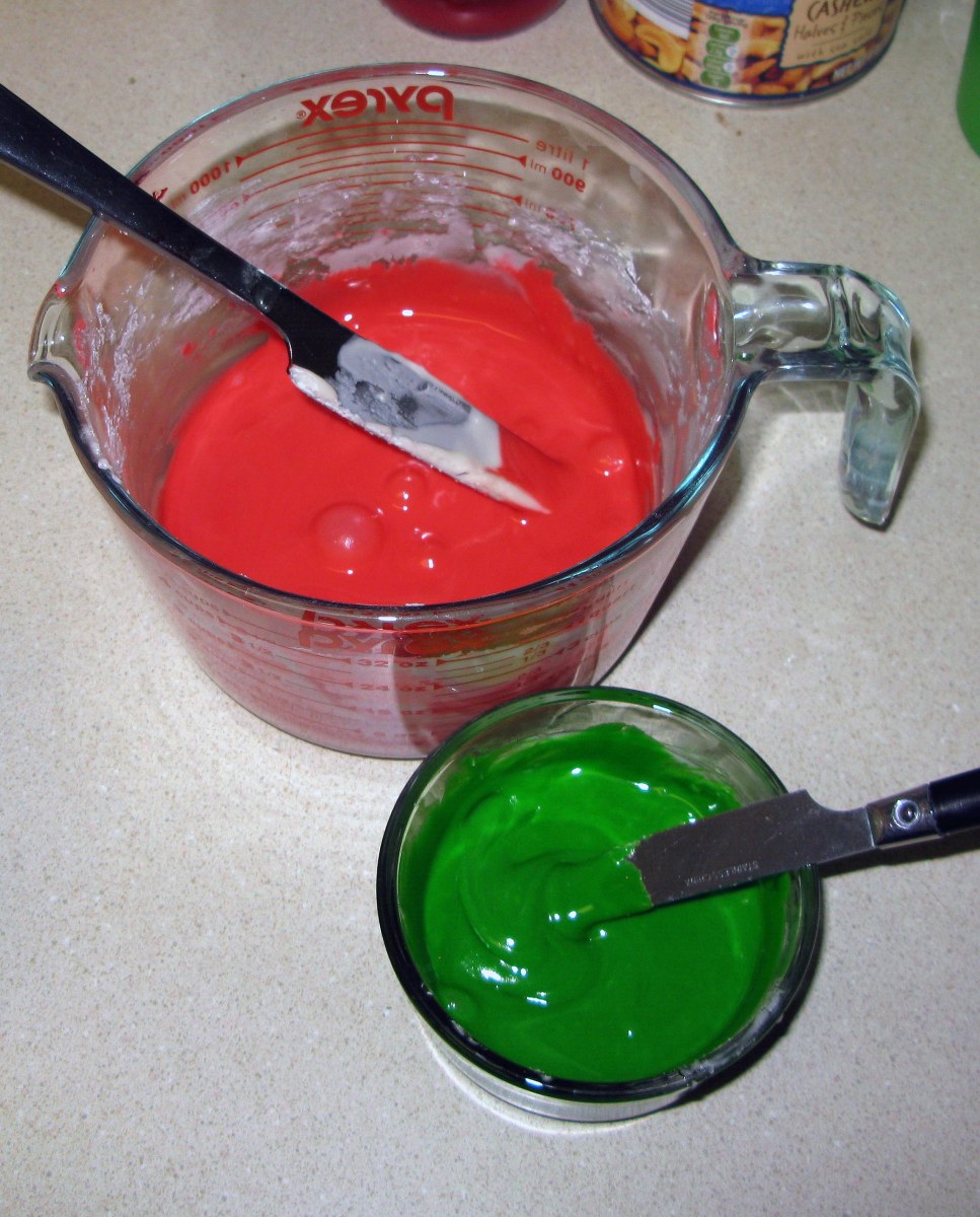 Red and Green Icing