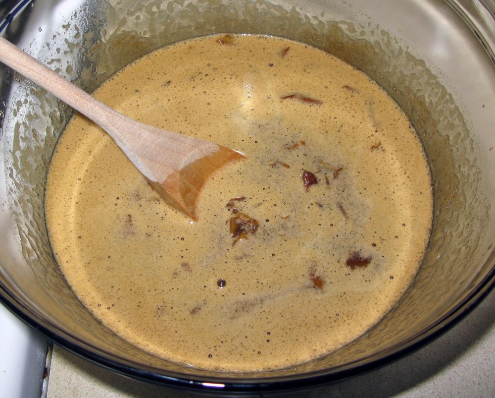 Date and Walnut Cake Wet Ingredients